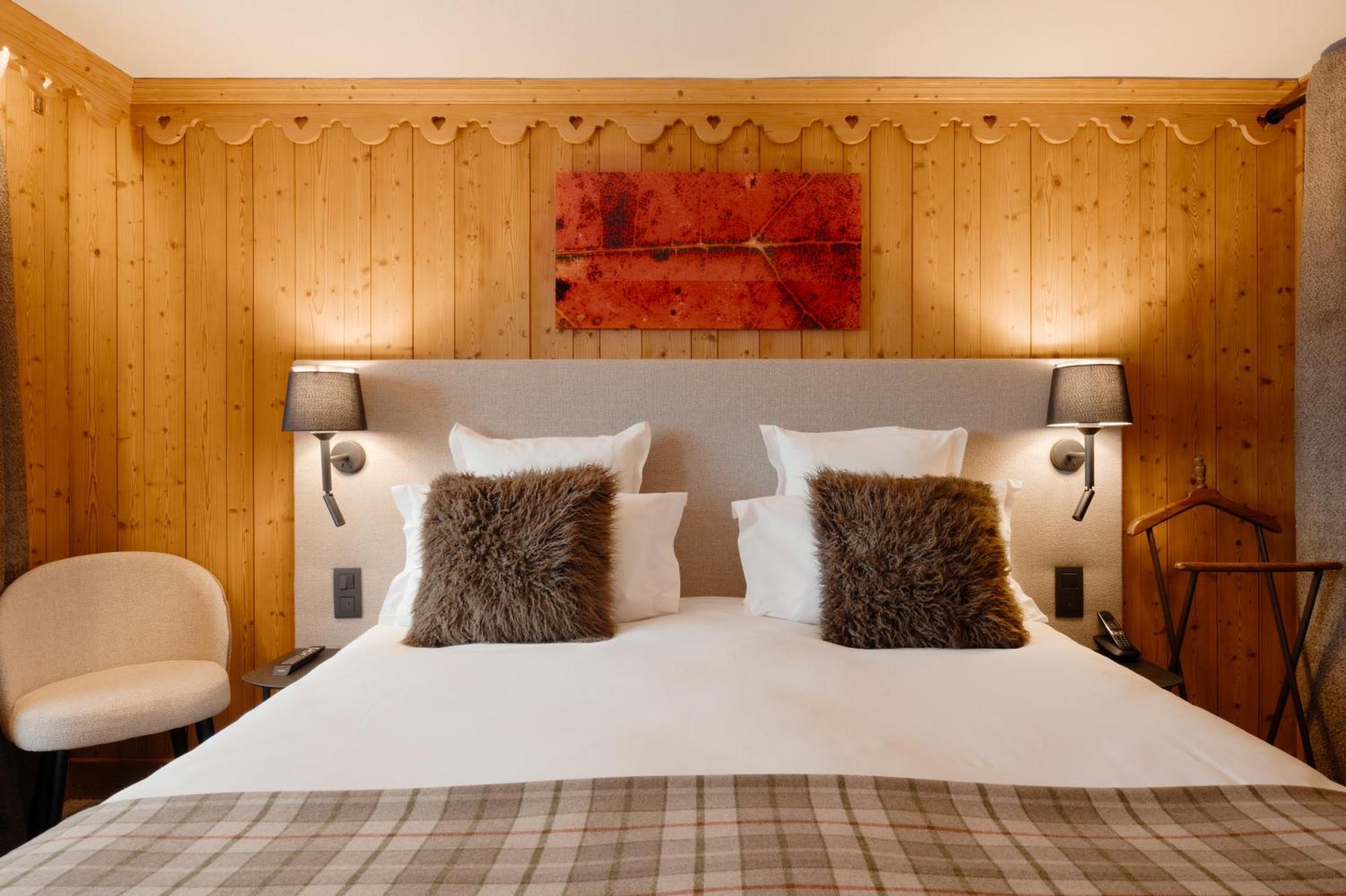 La Ferme Du Golf Hotell Megève Rum bild