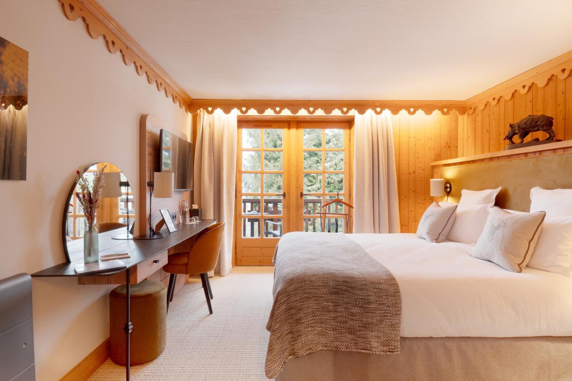 La Ferme Du Golf Hotell Megève Exteriör bild