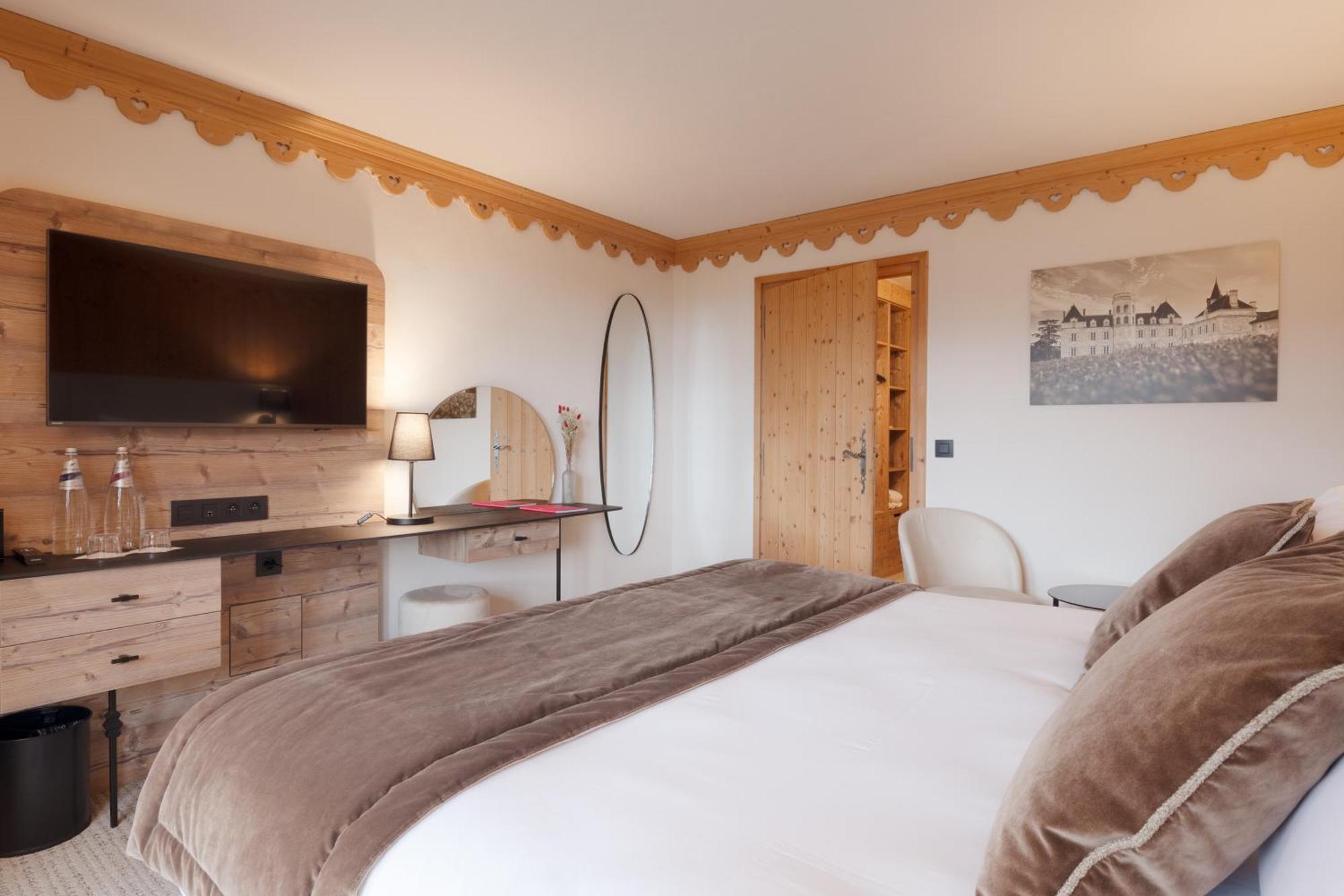 La Ferme Du Golf Hotell Megève Exteriör bild