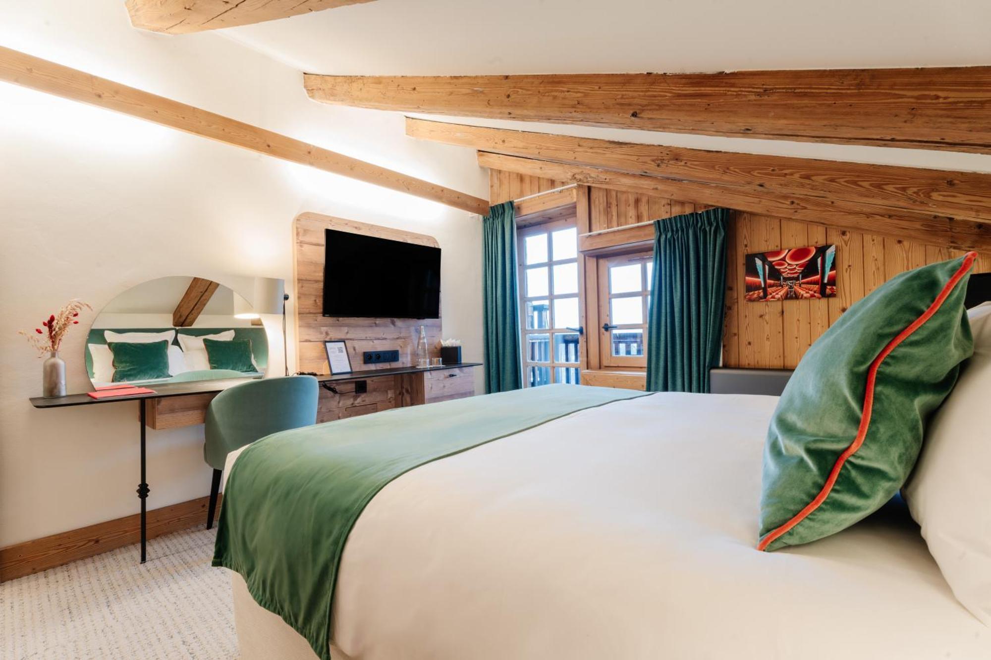 La Ferme Du Golf Hotell Megève Exteriör bild