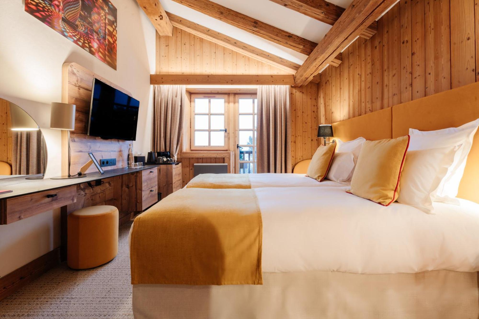 La Ferme Du Golf Hotell Megève Exteriör bild