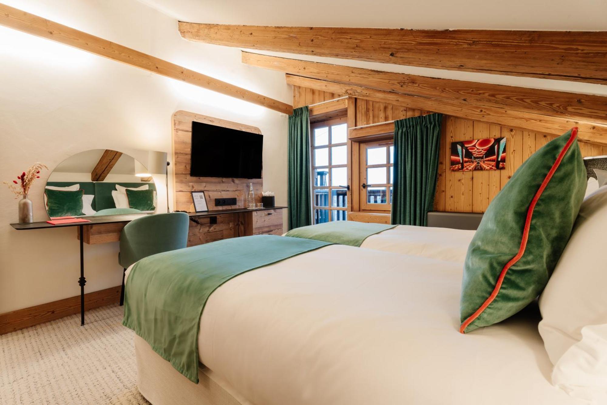 La Ferme Du Golf Hotell Megève Exteriör bild
