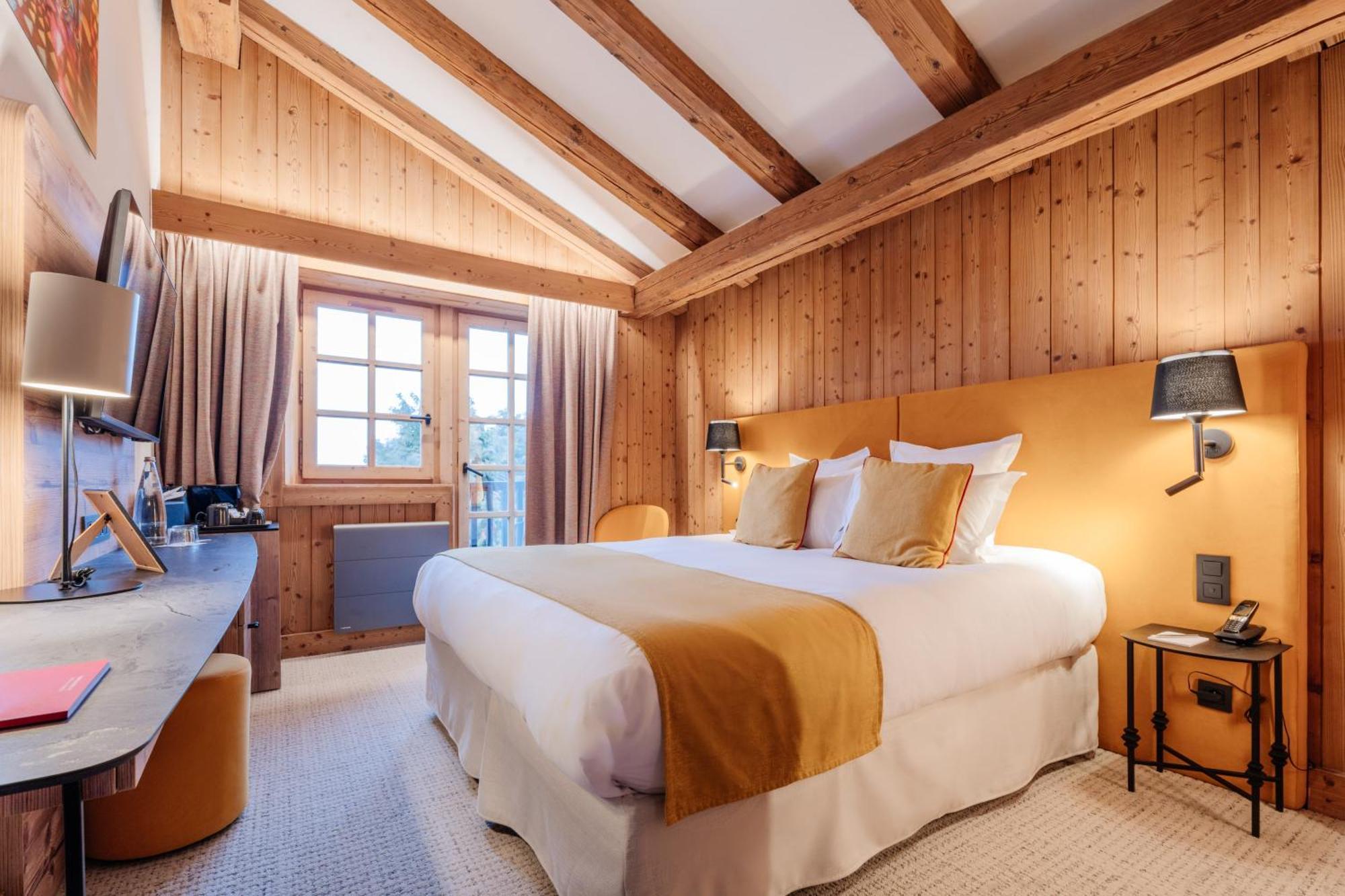 La Ferme Du Golf Hotell Megève Exteriör bild