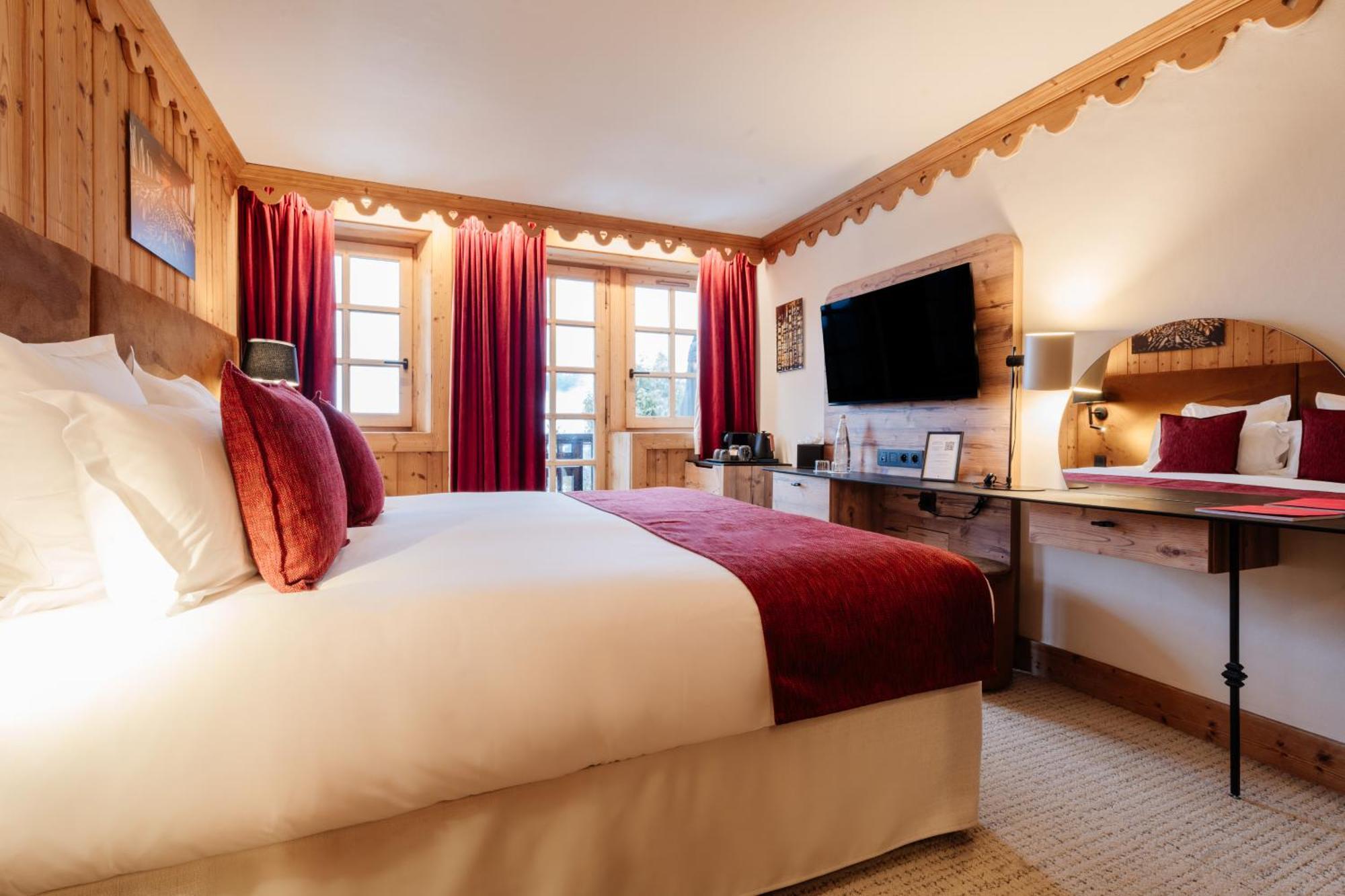 La Ferme Du Golf Hotell Megève Exteriör bild