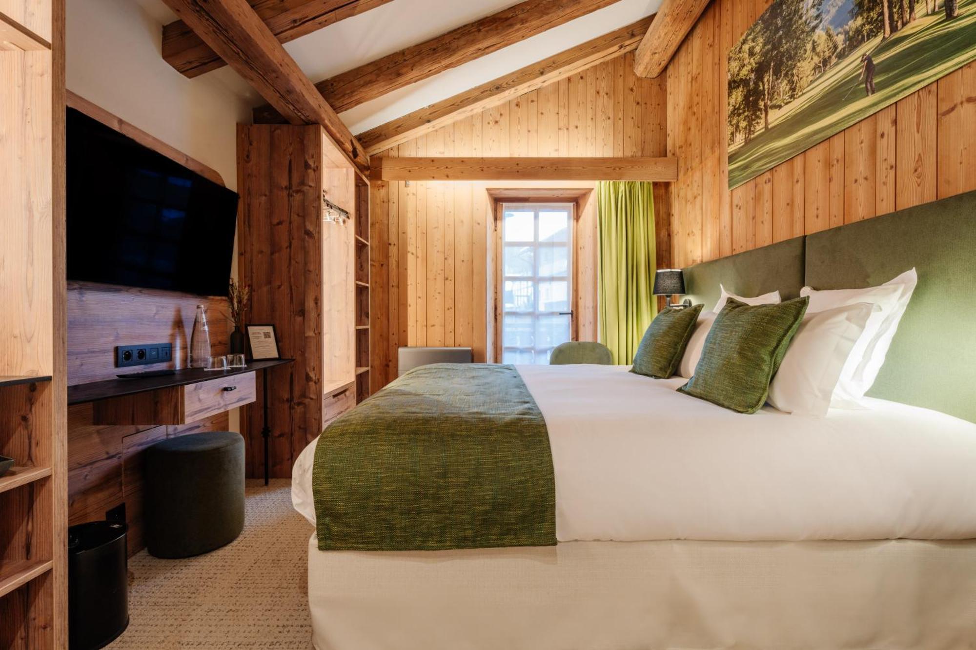 La Ferme Du Golf Hotell Megève Exteriör bild