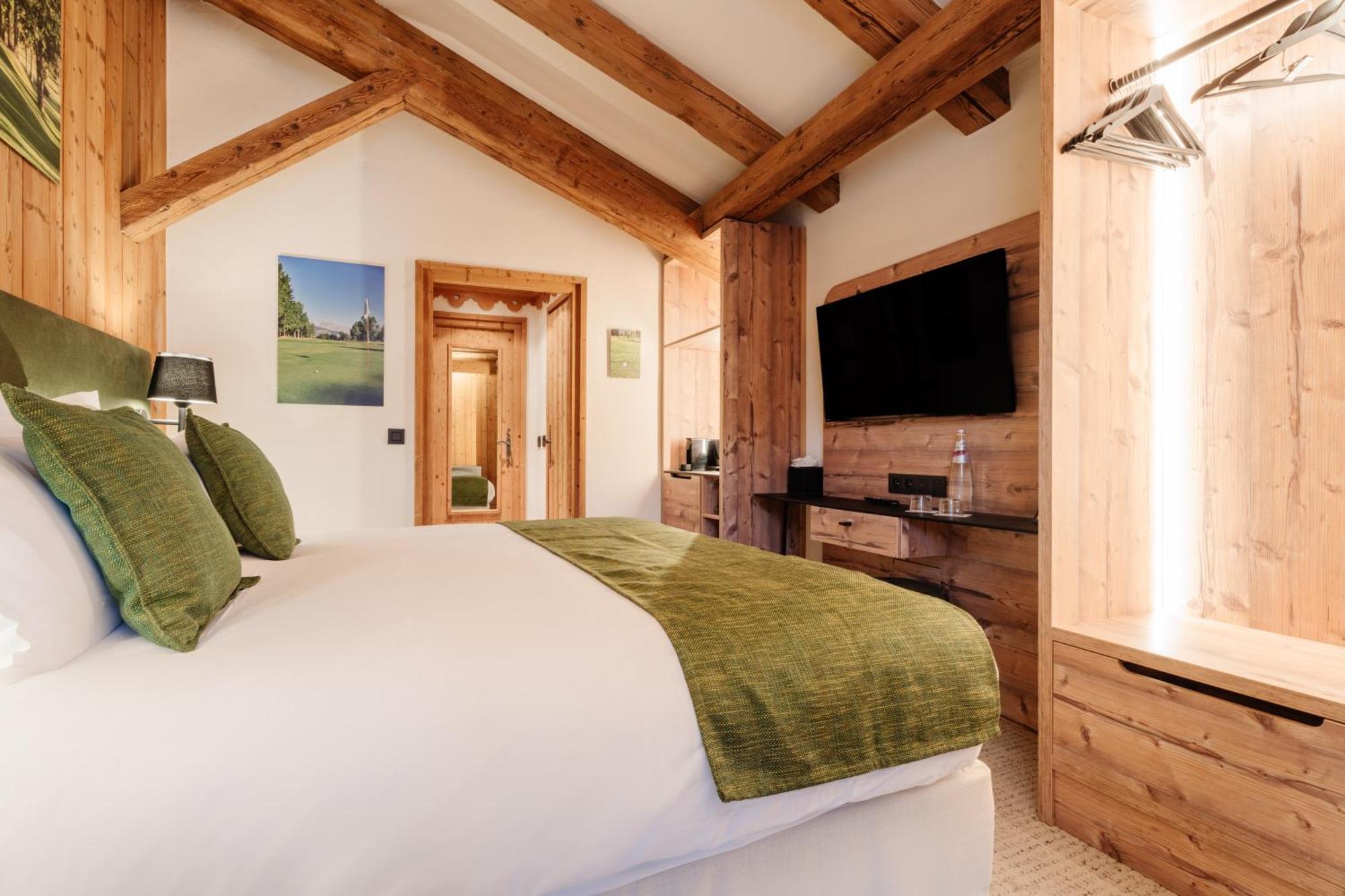 La Ferme Du Golf Hotell Megève Exteriör bild